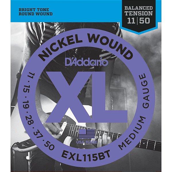 Encordoamento Para Guitarra D'addario EXL115b .011-.049