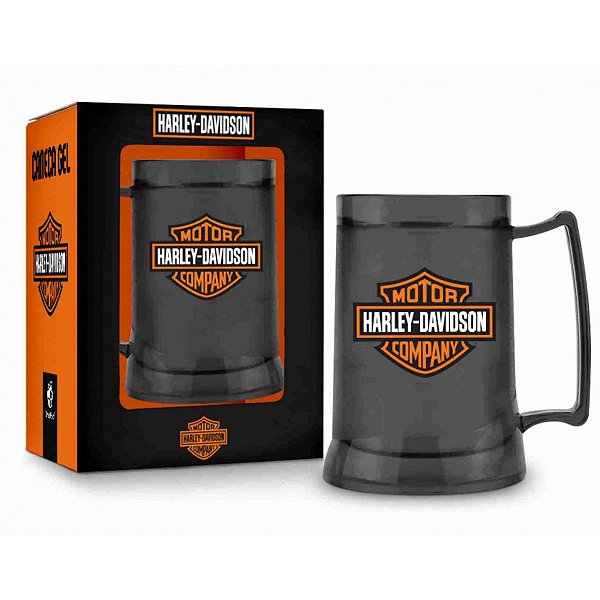 Caneca Gel 300ml Brasfoot Temas - Harley Davidson