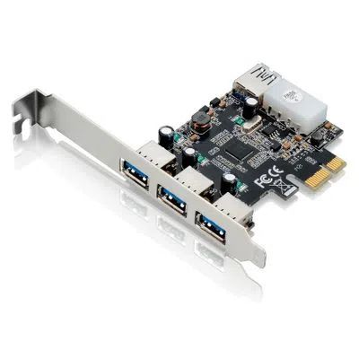 Placa Multilaser PCI Express USB 3.0 GA130 com 3 Portas Frontais + 1 Porta Traseira