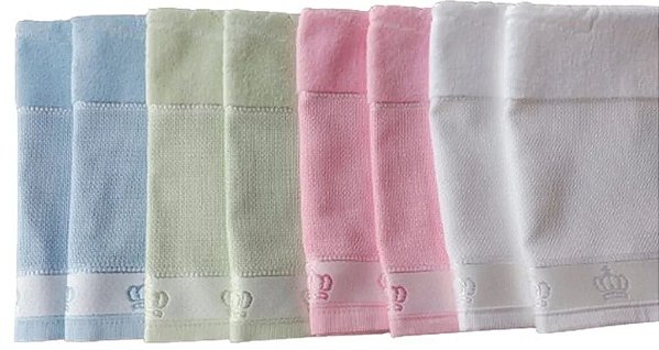 Toalha Lavabo Dohler Velour para bordar Baby Classic