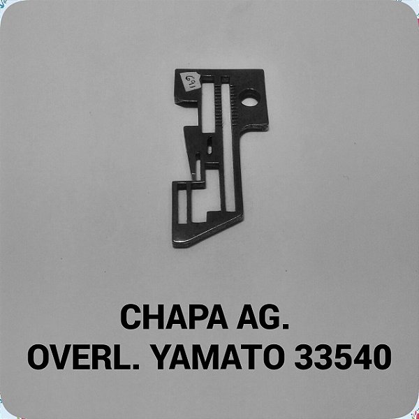 Chapa de Agulha Overloque Yamato 33540