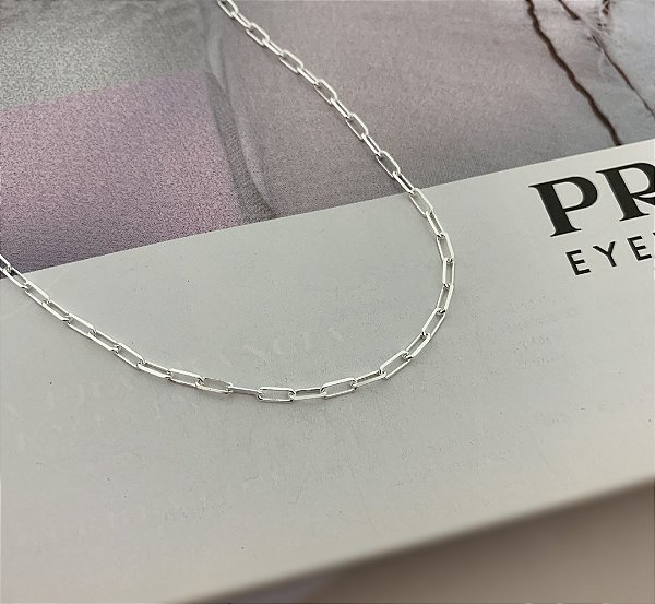 Corrente Masculina Cartier 60cm Prata 925
