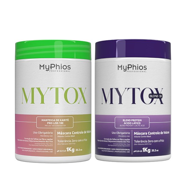 Kit Redutor de volume -  MyTox  Blond e Mytox 1kg
