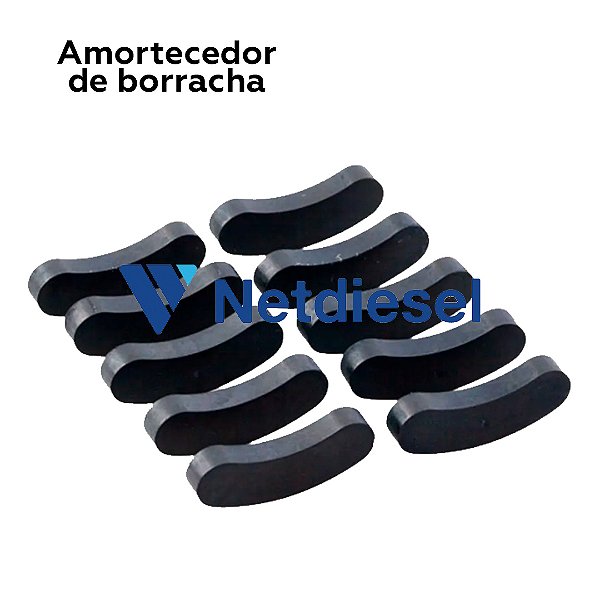 7123-691 - Amortecedor de borracha - Delphi