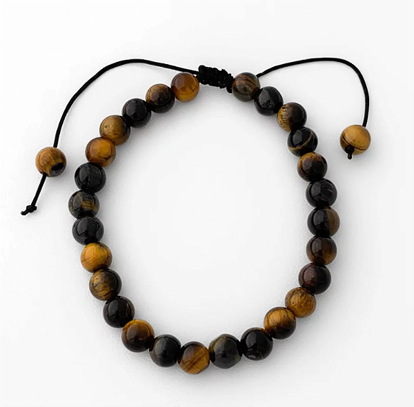 Pulseira em Pedra natural - Olho de Tigre
