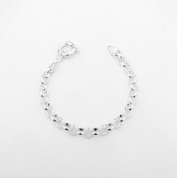 Pulseira em prata925 - Fecho Boia