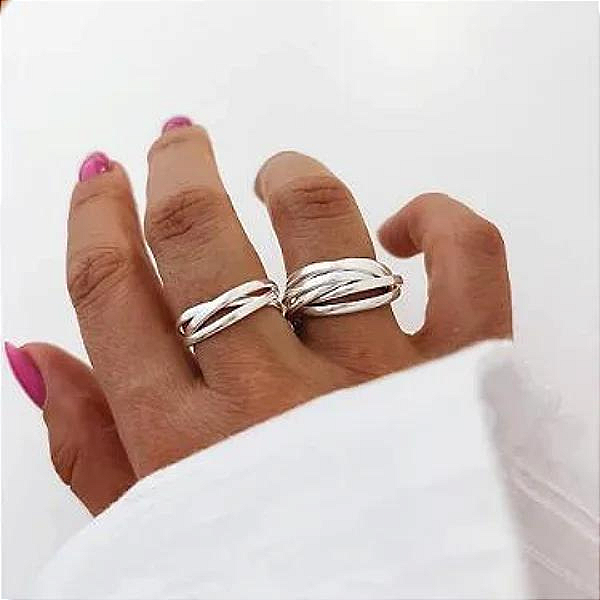 Anel em prata925 - Fios