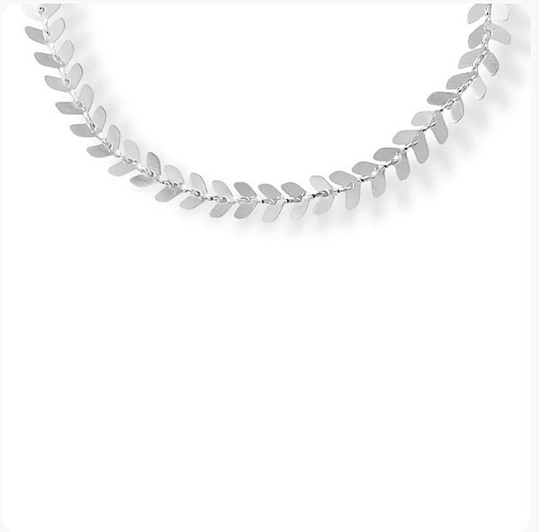 Tornozeleira em prata925 - Escama