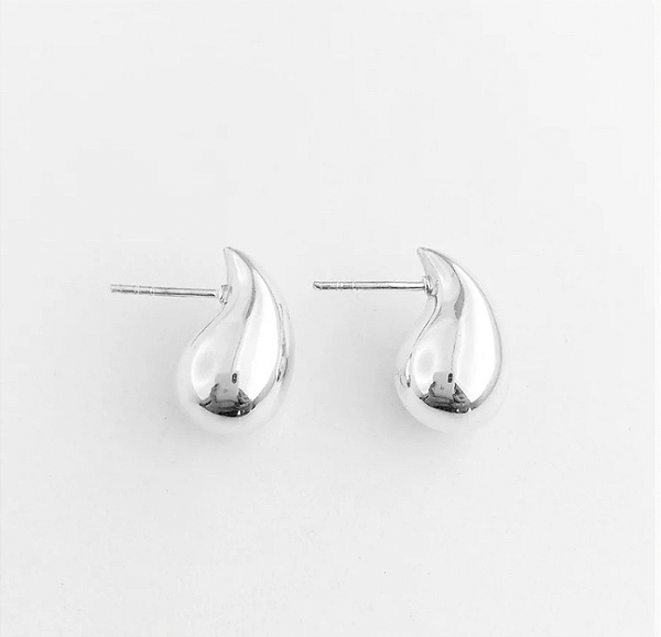 Brinco em Prata925 - Gota em Eletroformação