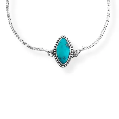 PULSEIRA  EM PRATA925 DE PEDRA  NATURAL OVAL COM DETALHES EM VOLTA DA PEDRA