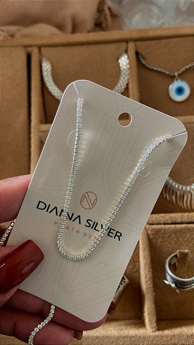 Gargantilha em Prata925 - Rivieira