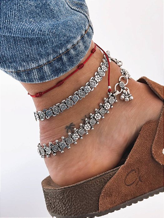 Tornozeleira 7 Nós da Proteção Vermelha