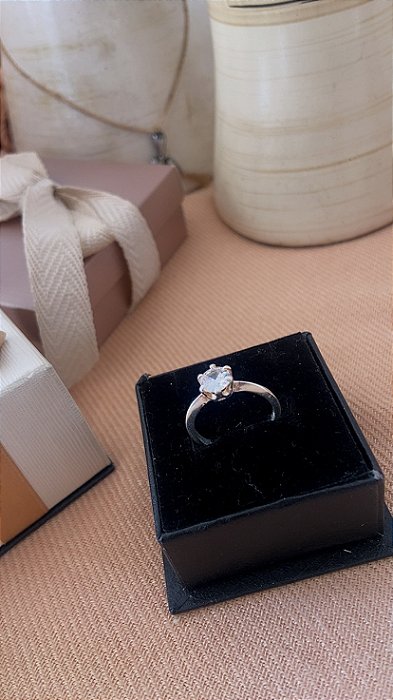 Anel em Prata925 - Solitario