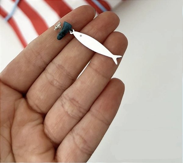 Pingente em Prata925 - Sardinha