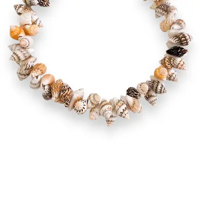 TORNOZELEIRA DE BÚZIOS MESCLADO COM PÉROLAS AMASSADA  EM PRATA925