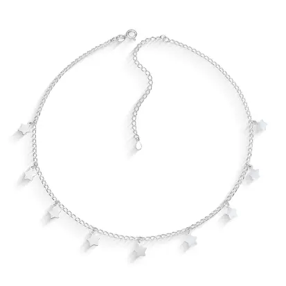 GARGANTILHAS  EM PRATA925 -   CHOCKER COM ESTRELA LISA