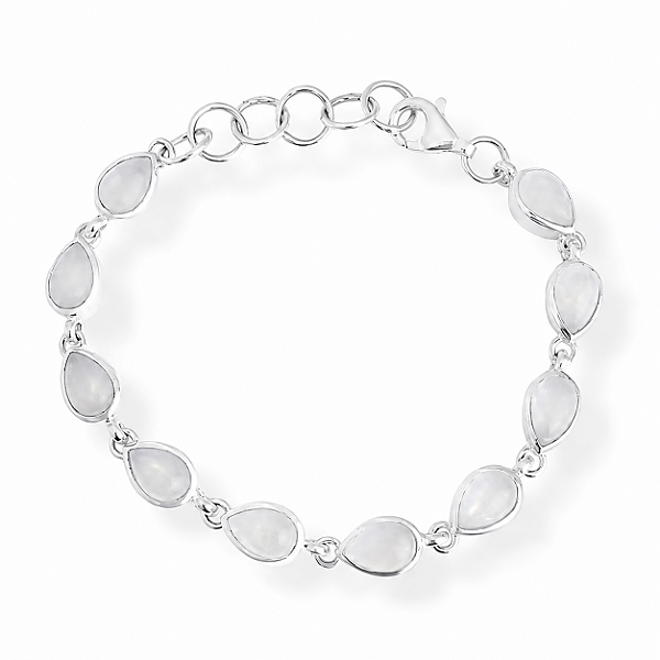 Pulseira em Prata925 - Pedra Natural Pedra da Lua