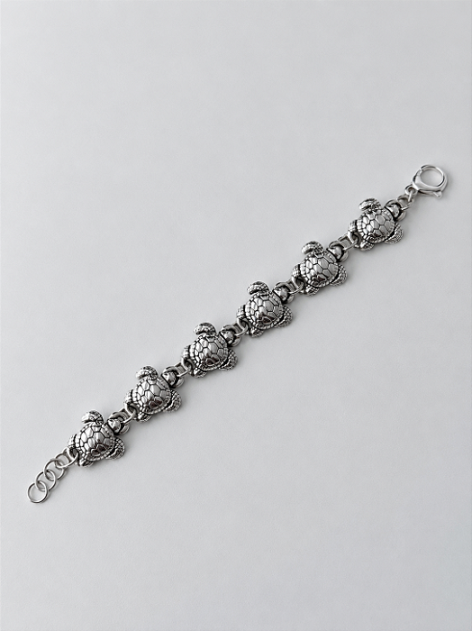Pulseira Tartaruga em Prata 925 – Eletroformação