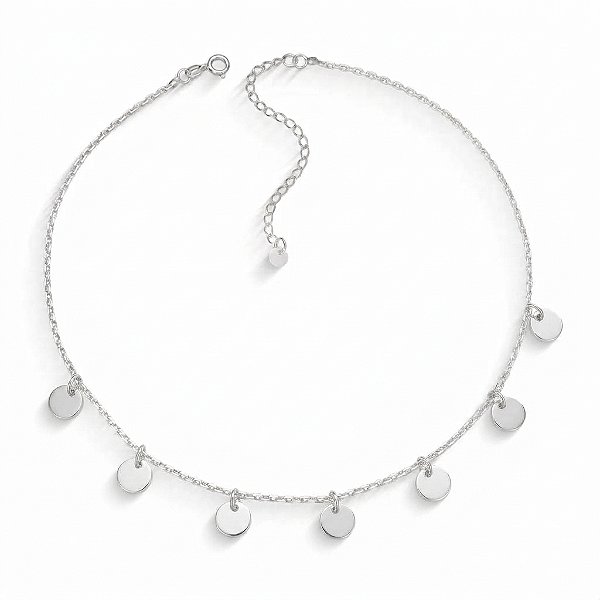 Gargantilha Choker em Prata 925