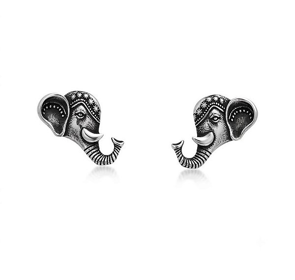 Brinco em Prata925 - Elefante