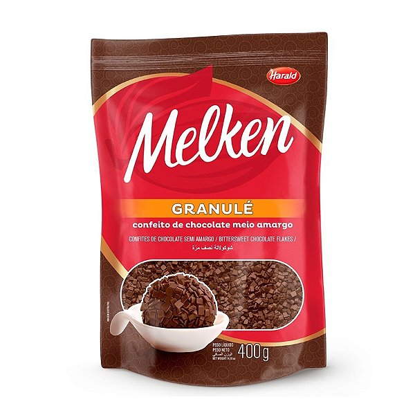 Melken Granule Chocolate Meio Amargo 400g