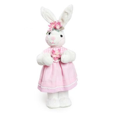 Coelha Vestido Rosa Pequeno com 1 unidade
