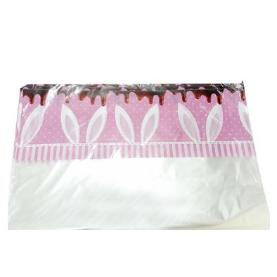 Saco Transparente 45x59cm Orelhudo Rosa com 1 unidade