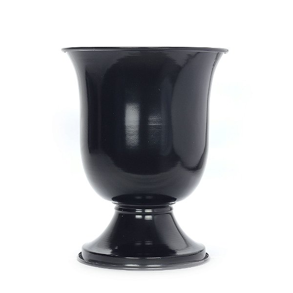 Vaso Decorativo Romano grande tipo-a Preto com 1 unidade