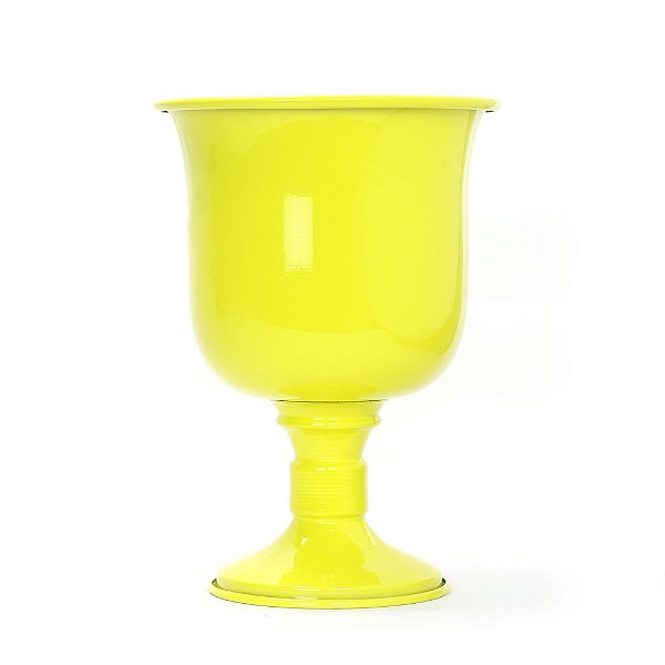 Vaso Decorativo Médio Grego tipo-a amarelo com 1 unidade