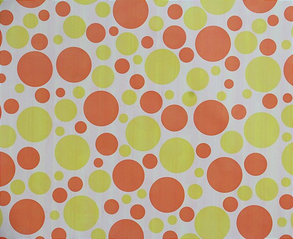 Folha Double Face 69x89cm Pop Listrada Coral Amarelo