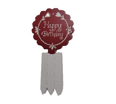 Top Cake Happy Birthday 10 unidades