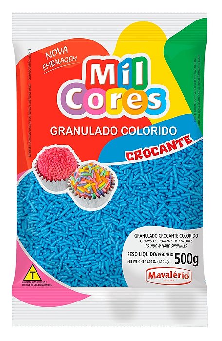 Granulado Azul 500g Mil Cores