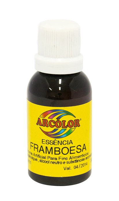 Essência Alimentícia Sabor Framboesa 30ml Arcolor