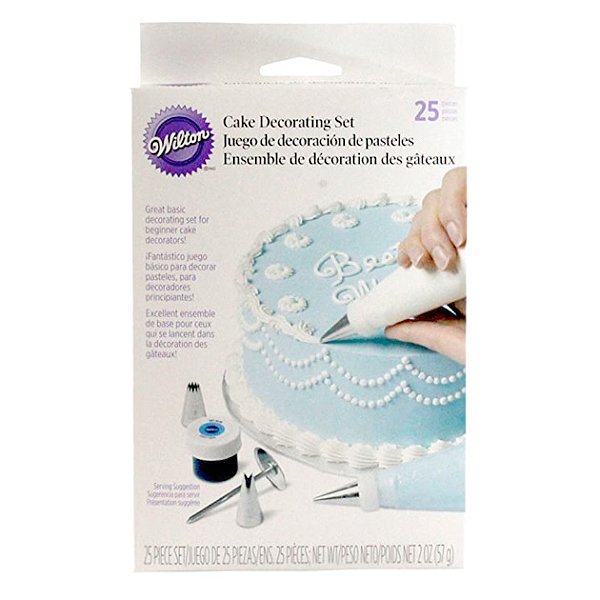 Kit de Decoração de Bolos com 25 peças Wilton