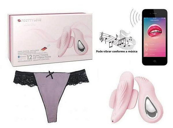 Vibrador para Calcinha com Controle Remoto e APP