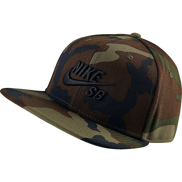 Boné Nike SB Icon - Verde Militar Aba Reta - Shop in Store | Site Oficial