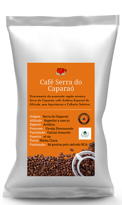 CAFÉ SERRA DO CAPARAÓ  - MINAS GERAIS