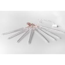 BASTÃO ESTALACTITE 8 BASTOES BCO FIO TRANS BIV 23CM - BRILLIANT