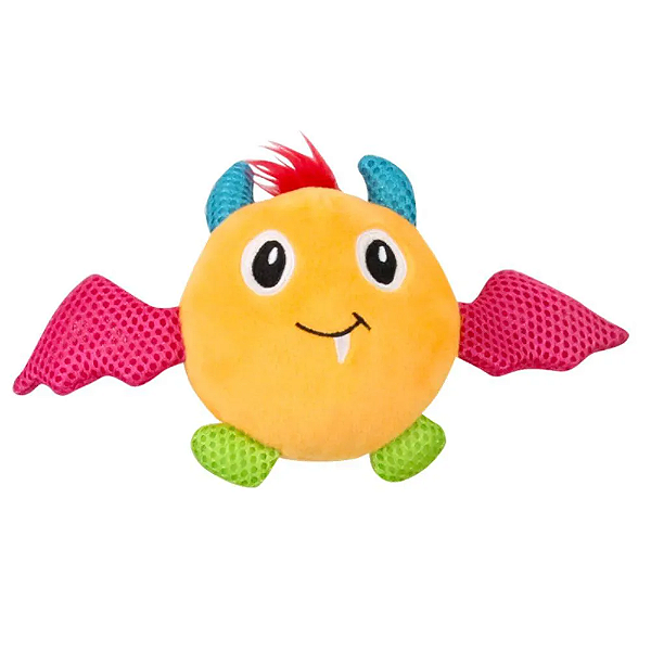 Urso de Pelúcia Monster Laranja com Apito