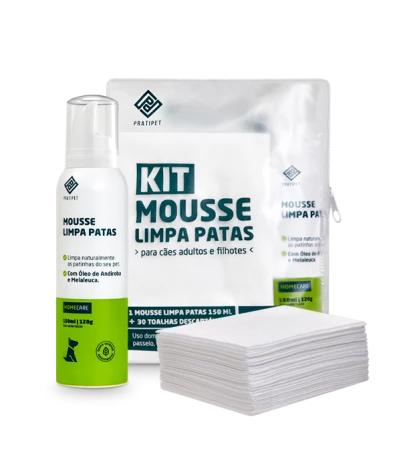 Kit Mousse Limpa Patas