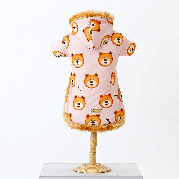 Casaco Urso Rosa