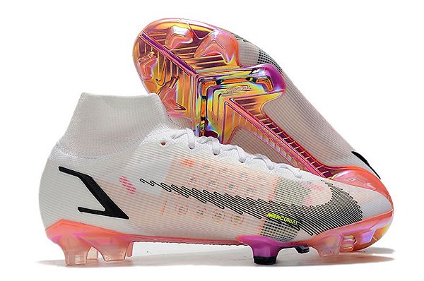 pink high top soccer cleats