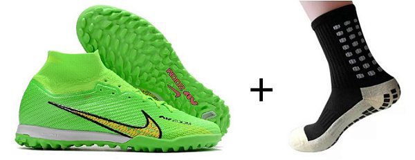 Nike Air Zoom Mercurial Superfly IX Elite Society Meia Antiderrapante