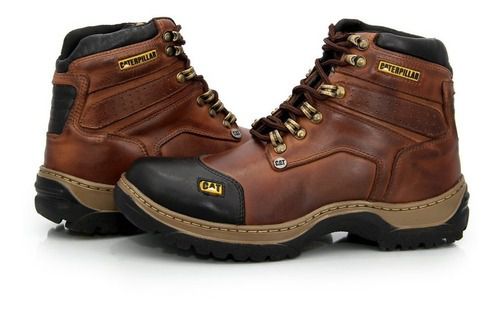bota marrom cano medio