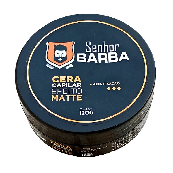 Cera Modeladora Matte S. Barba: efeito seco e Alta fixação