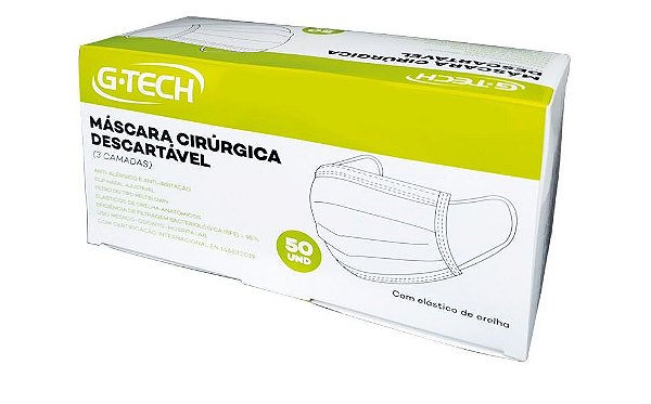 Mascara Cirúrgica Tripla G-Tech