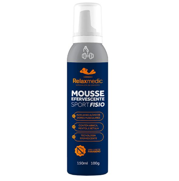 Mousse Efervescente Sport Fisio Alívio Muscular RELAXMEDIC