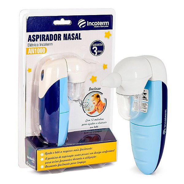 Aspirador nasal elétrico Incoterm Inmetro