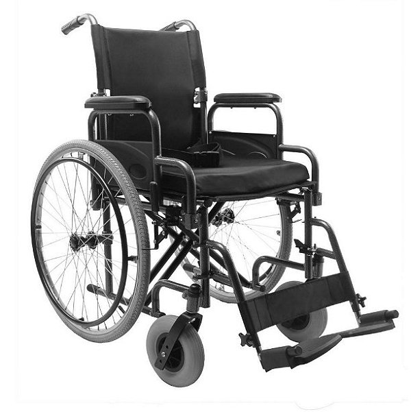 Cadeira de Rodas Aço Dobrável até 120 Kg Tamanho 44 D400 Dellamed