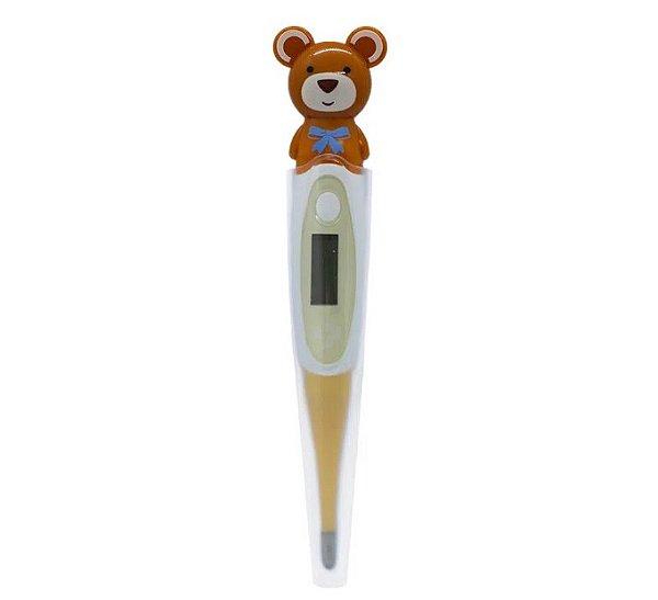 Termômetro Veterinário Digital MD Fun-Animal Haste Flexível Urso